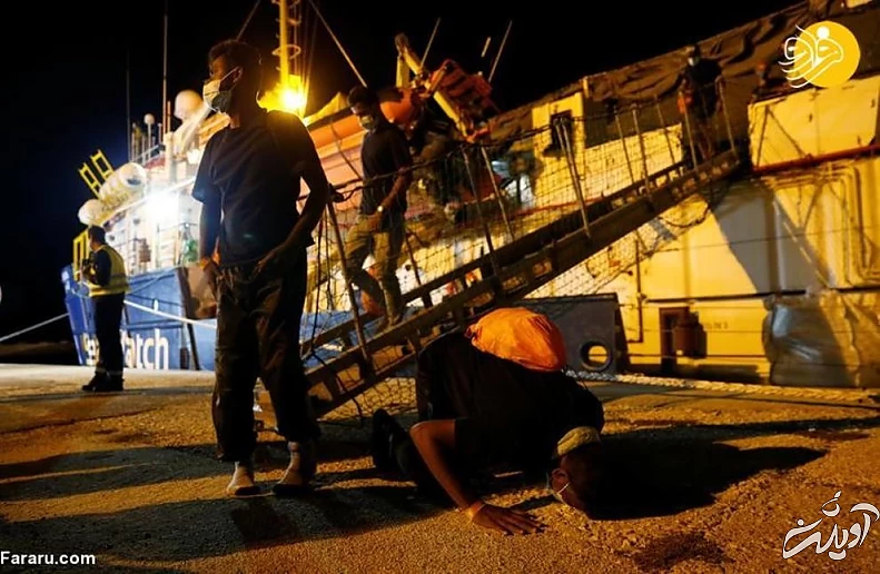 (تصاویر) نجات مهاجران سرگردان در دریا